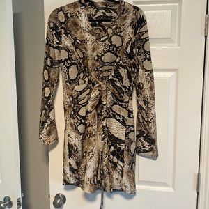 Animal print dress